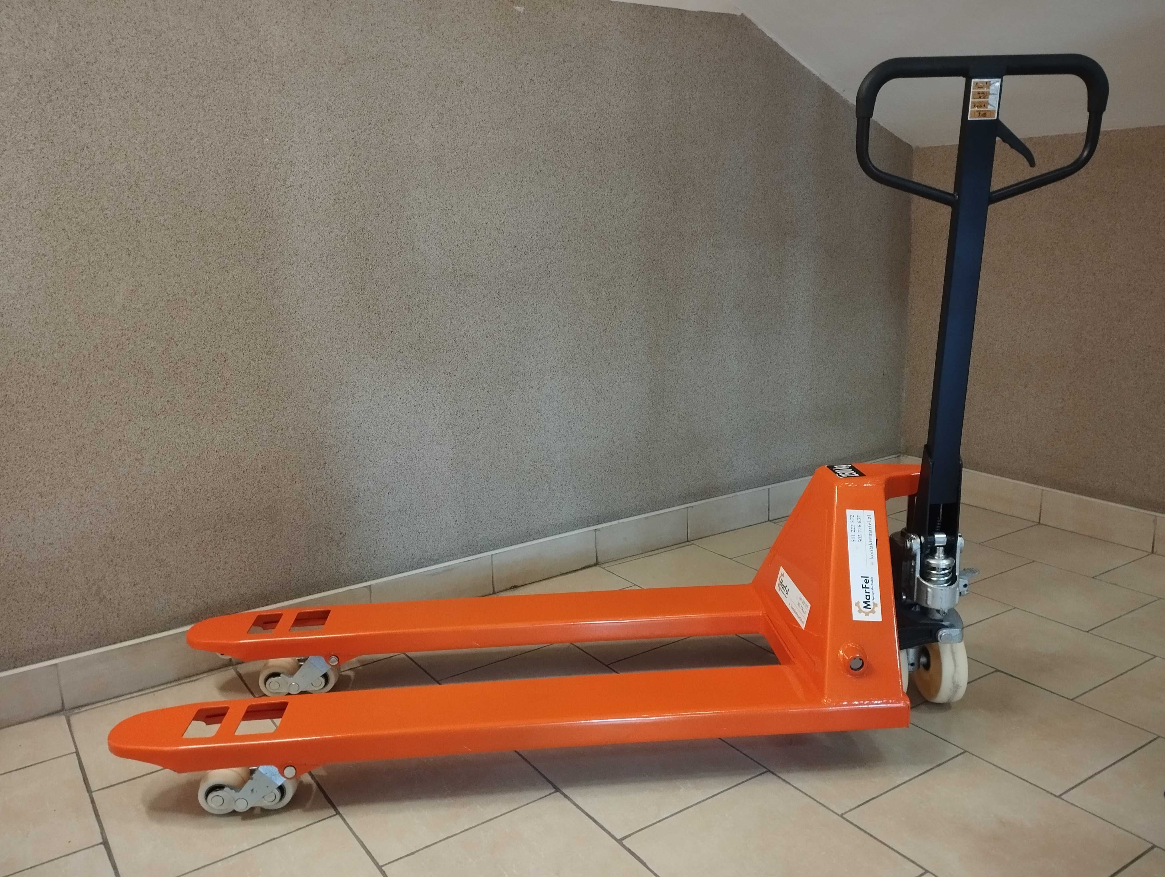 Wózek paletowy paleciak ręczny magazynowy kurierski 120cm 80cm 100cm