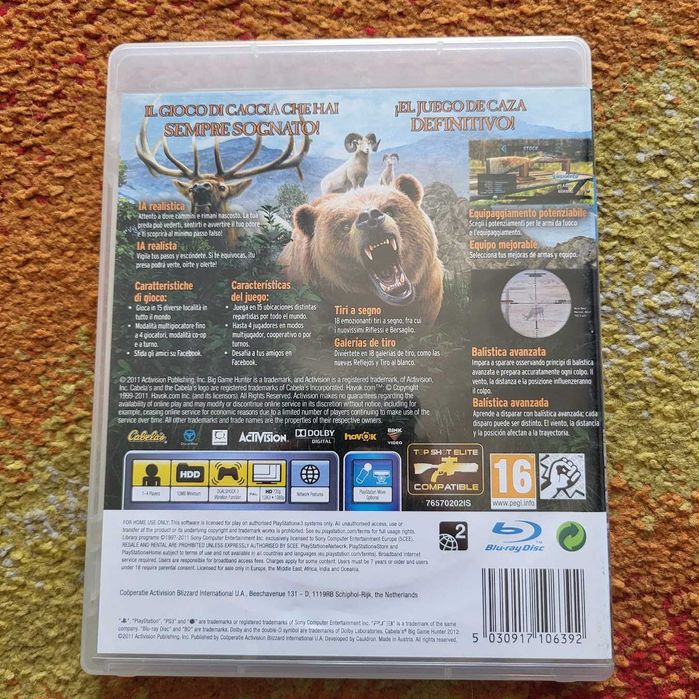 Cabela's Big Game Hunter 2012 PS3 Playstation 3, Skup/Sprzedaż