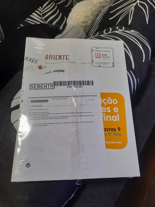 Manual escolar  entre palavras 9 português novo