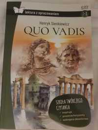 Ksiazka "Quo Vadis" z opracowaniem