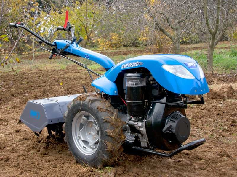 Glebogryzarka ciągnik jednoosiowy Yagmur Blitz 120 + glebogryzarka