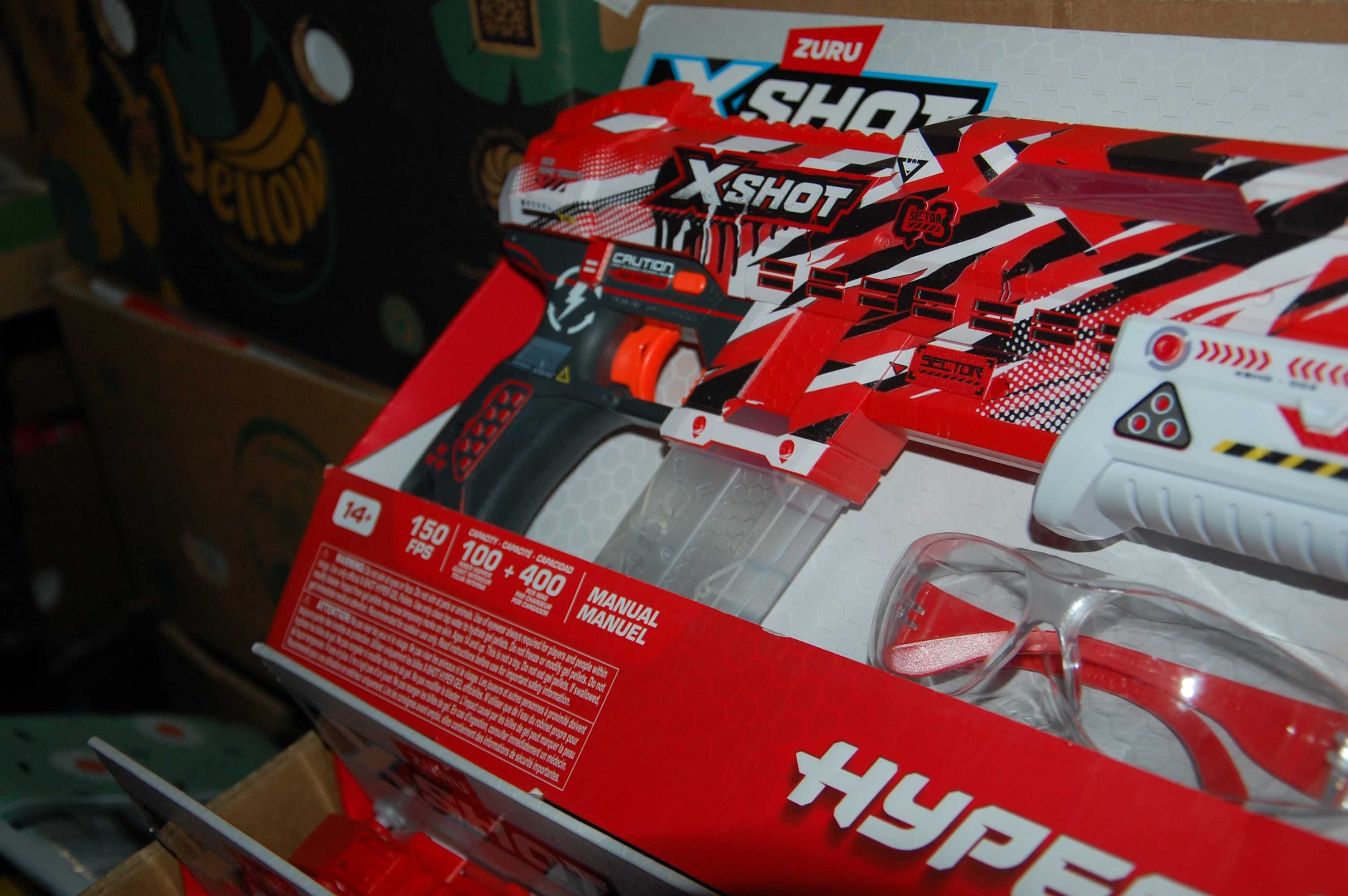nowy pistolet NERF x shoot hyper gel