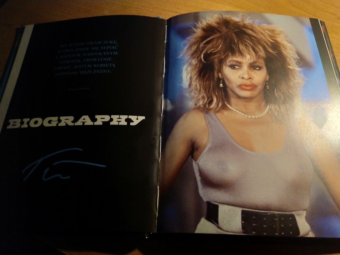 Biography Biografia Tina Turner Legendy Muzyki książka + film Dvd