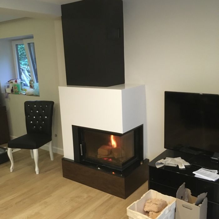 wkład kominkowy wodny AQUASYSTEM 90x41 lewy HITZE PROMOCJA 21KW