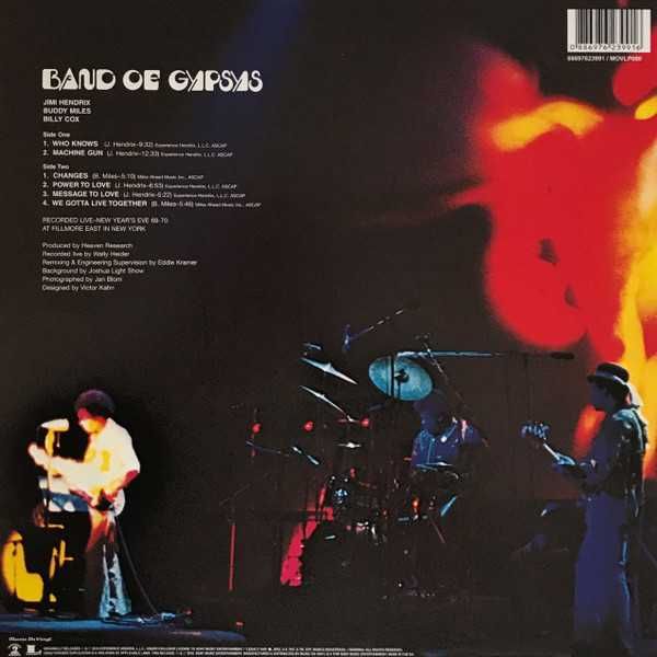 Jimi Hendrix  – Band Of Gypsys