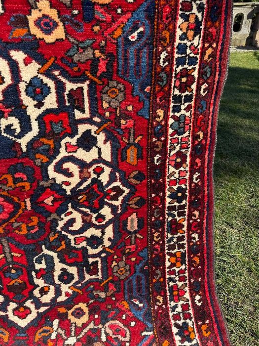 Idealny wełniany r.tkany perski Iran Hamadan 215x135 galeria 13 tys
