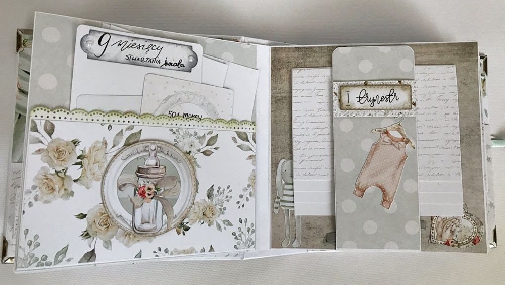 Album ciążowy scrapbooking