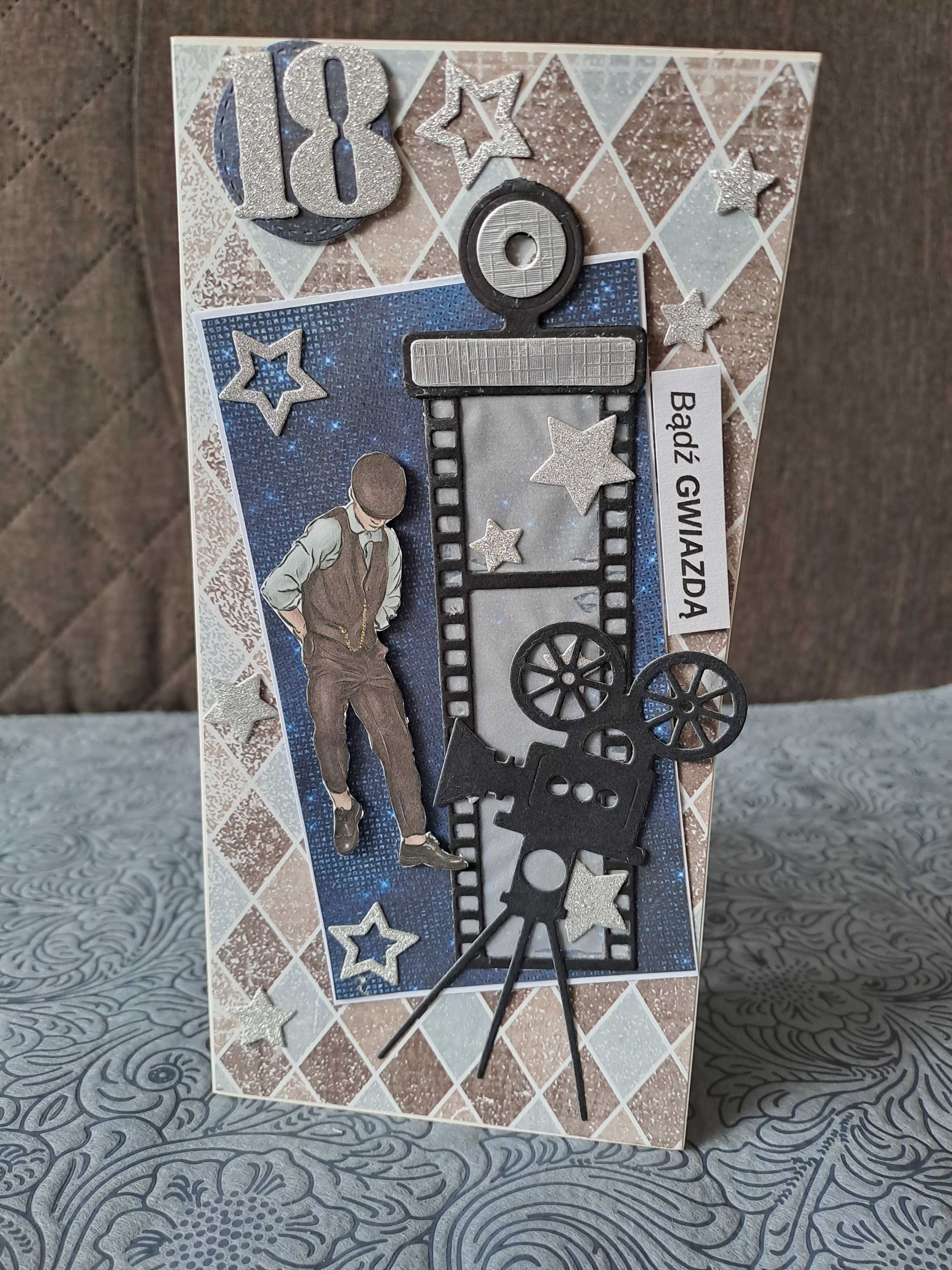 Kartki na 18 urodziny cardmaking scrapbooking handmade