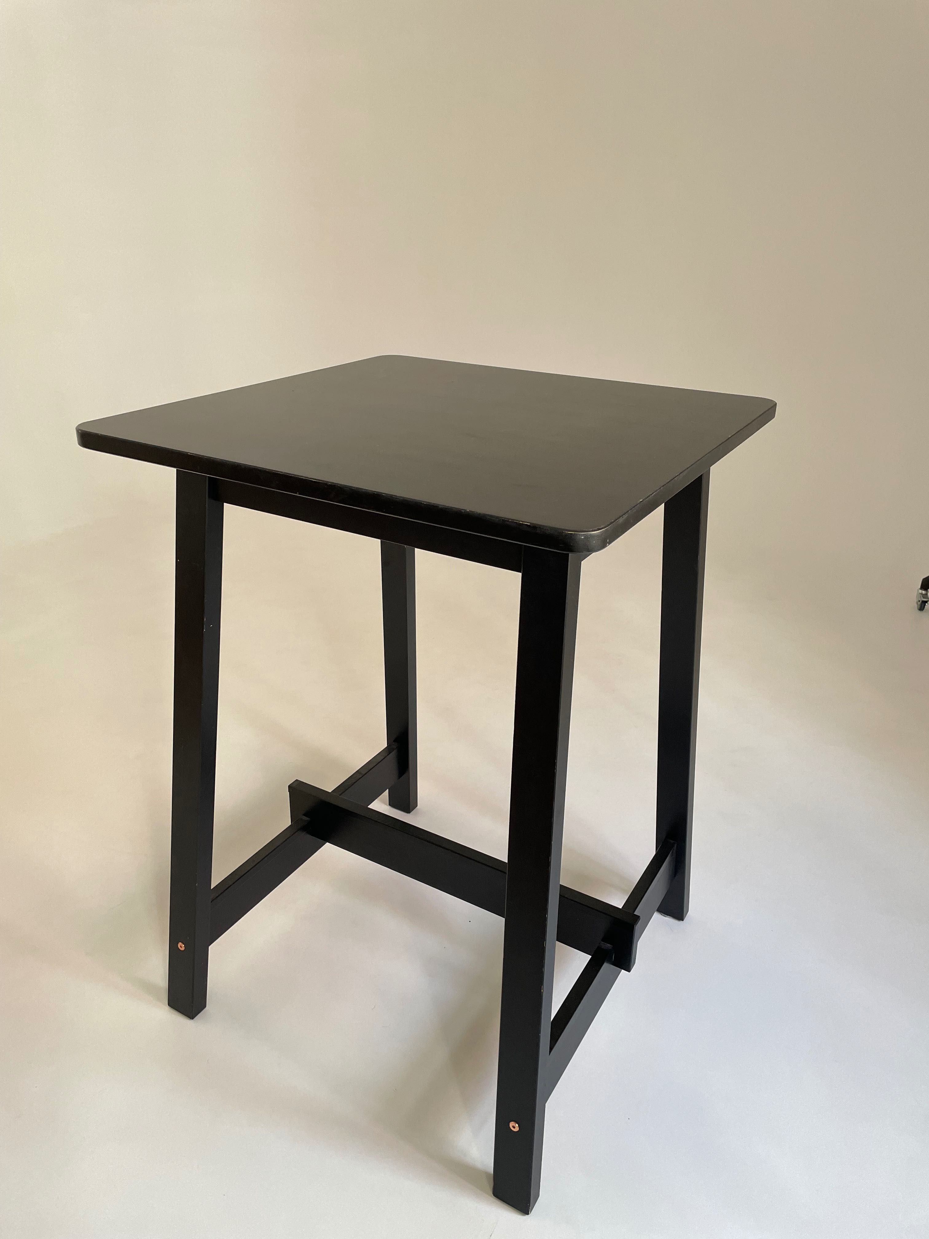 Stół wysoki czarny, matowy Ikea Wysokość 102 cm