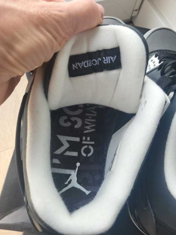 "Buty męskie Trampki" Nike Jordan 4 czarny FQ8138 r.42