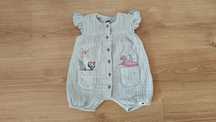 Rozmiar 3-6 m-cy Rampers z muślinu George
