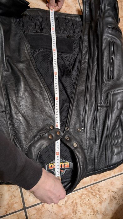 Шкіряна мотокуртка Euro style 48 size ідеальний стан, натуральна шкіра