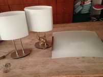 Candeeiro teto e mesa