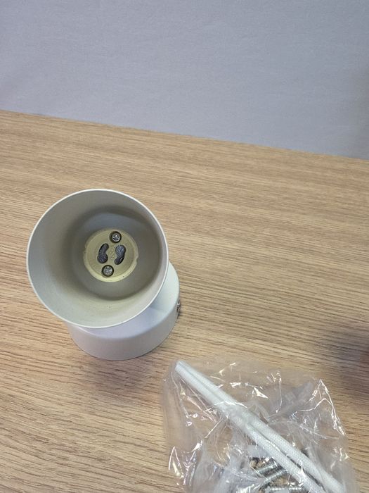 2x lampa kinkiet ścienny- Biały