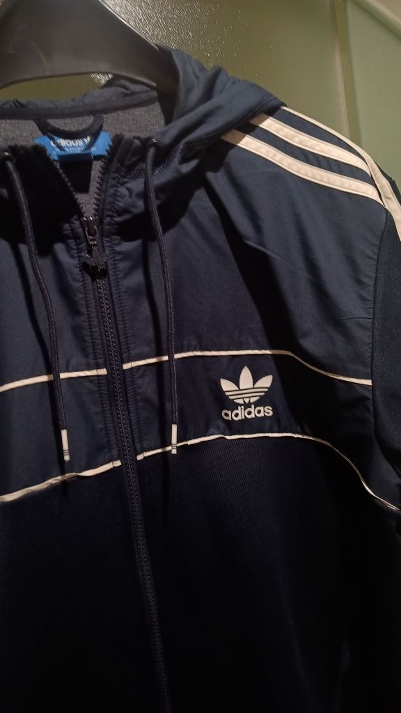 Adidas  Vintage  Męska bluza sportowa z kapturem, Rozmiar M/L