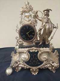 Stary zegar kominkowy Myśliwy Japy  medalowy nr23