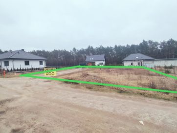 Działka budowlana 1035 m², Osówiec k. Bydgoszczy