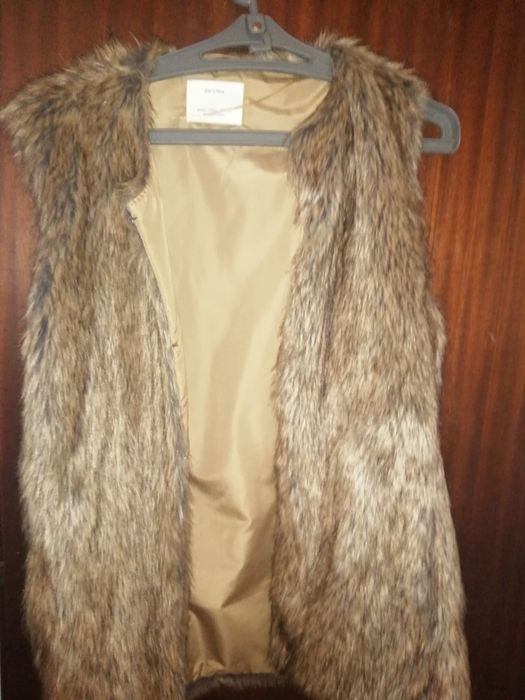 Colete pêlo Bershka