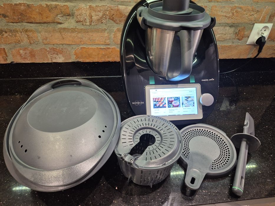Thermomix tm6 czarny Varoma + akcesoria