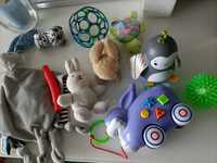 Zestaw zabawek dla niemowlaka, mix zabawek, zabawka grająca,sensorycza