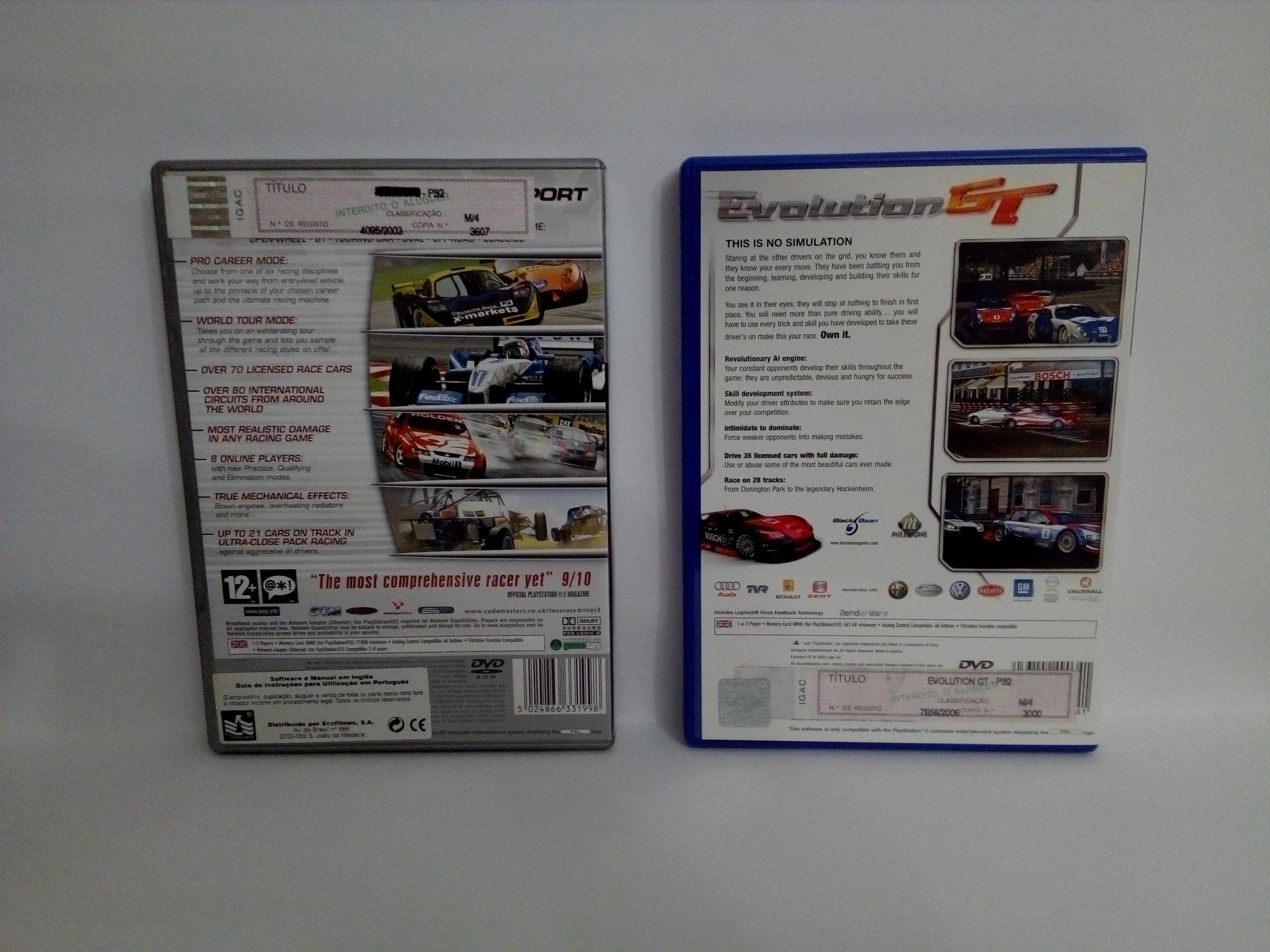 Jogos Playstation 2 usados