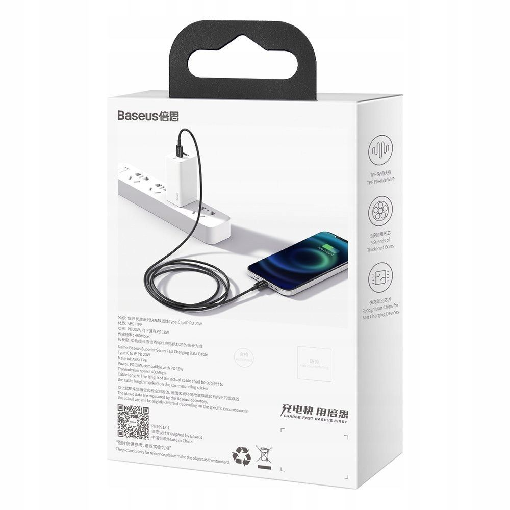 Szybki Baseus Kabel Usb C Lightning 1M Do Iphone