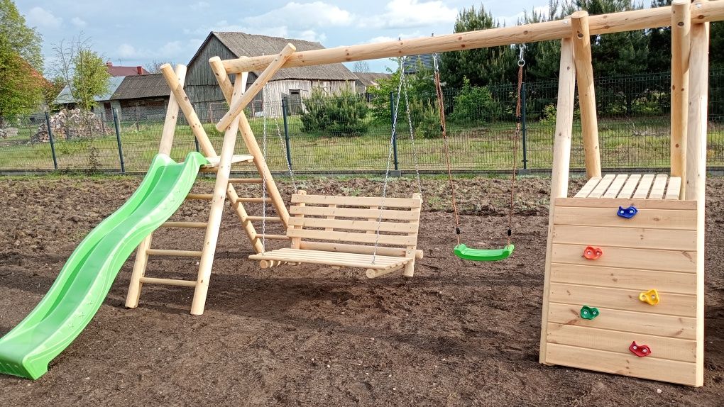 Huśtawka domek plac zabaw