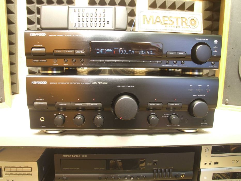Підсилювач Kenwood KA-5050R. 2х120. JAPAN. MOS FET. Пульт. 12 кг.