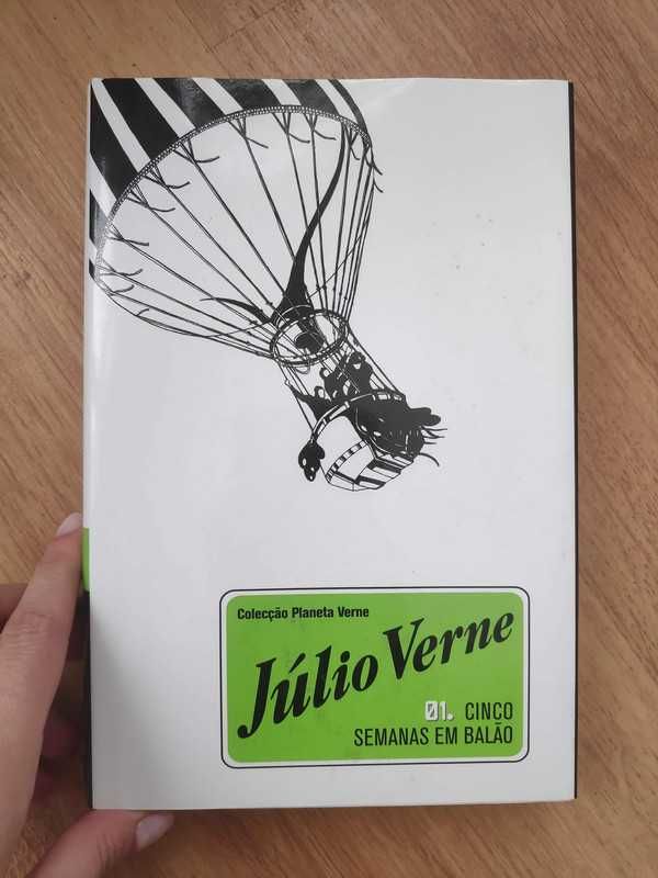 Livro Júlio Verne 01. Cinco Semanas em Balão Colecção Planeta Verne