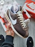 Мужские кроссовки Nike Cortez Brown&White. Размеры 40-45