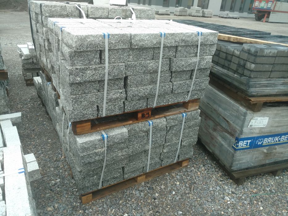 Opornik granitowy palisada obrzeże granitowe kostka granitowa kamień