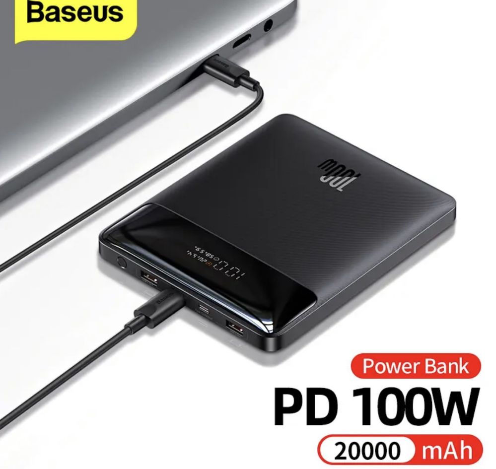 Портативна батарея Baseus Blade Digital Display 20000mAh 100W