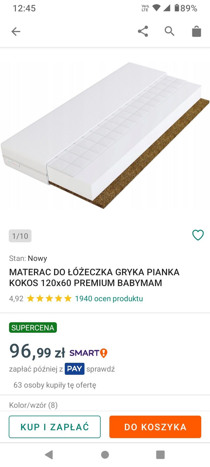 Łóżeczko dziecięce