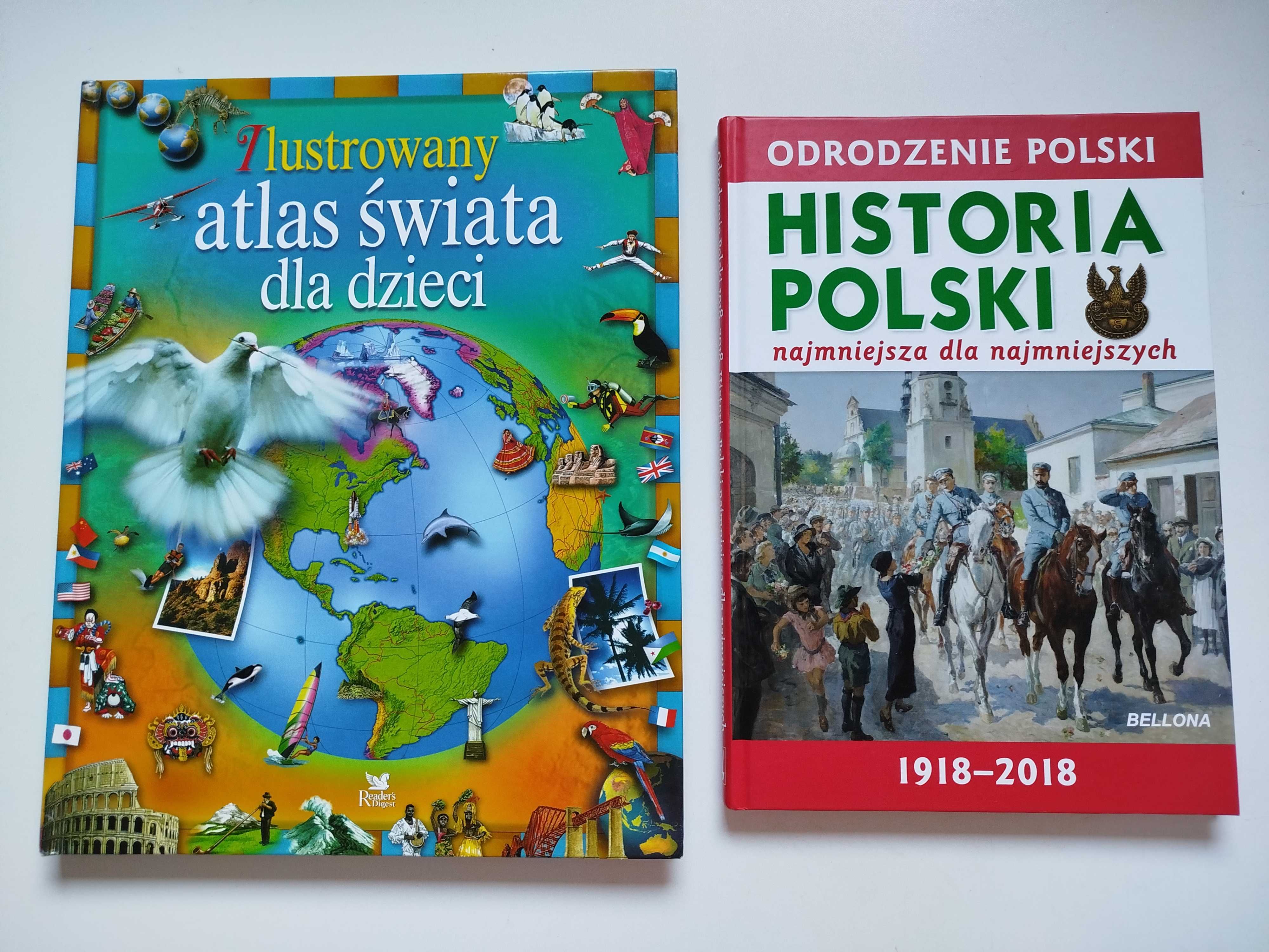 Ilustrowany atlas świata dla dzieci + Historia Polski