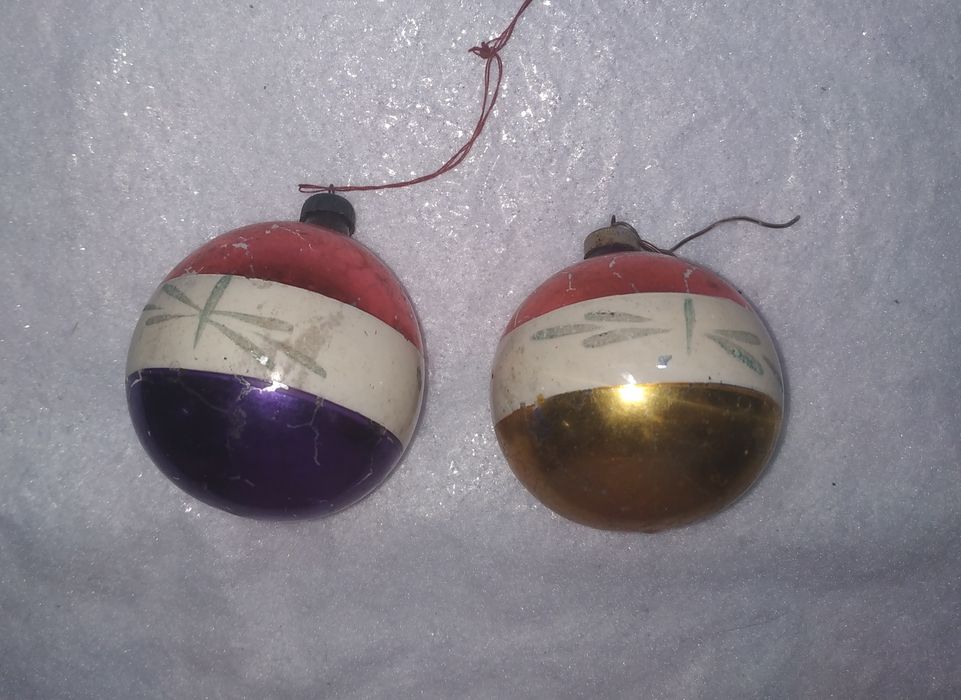 Ёлочные игрушки украшения времен СССР часть 2