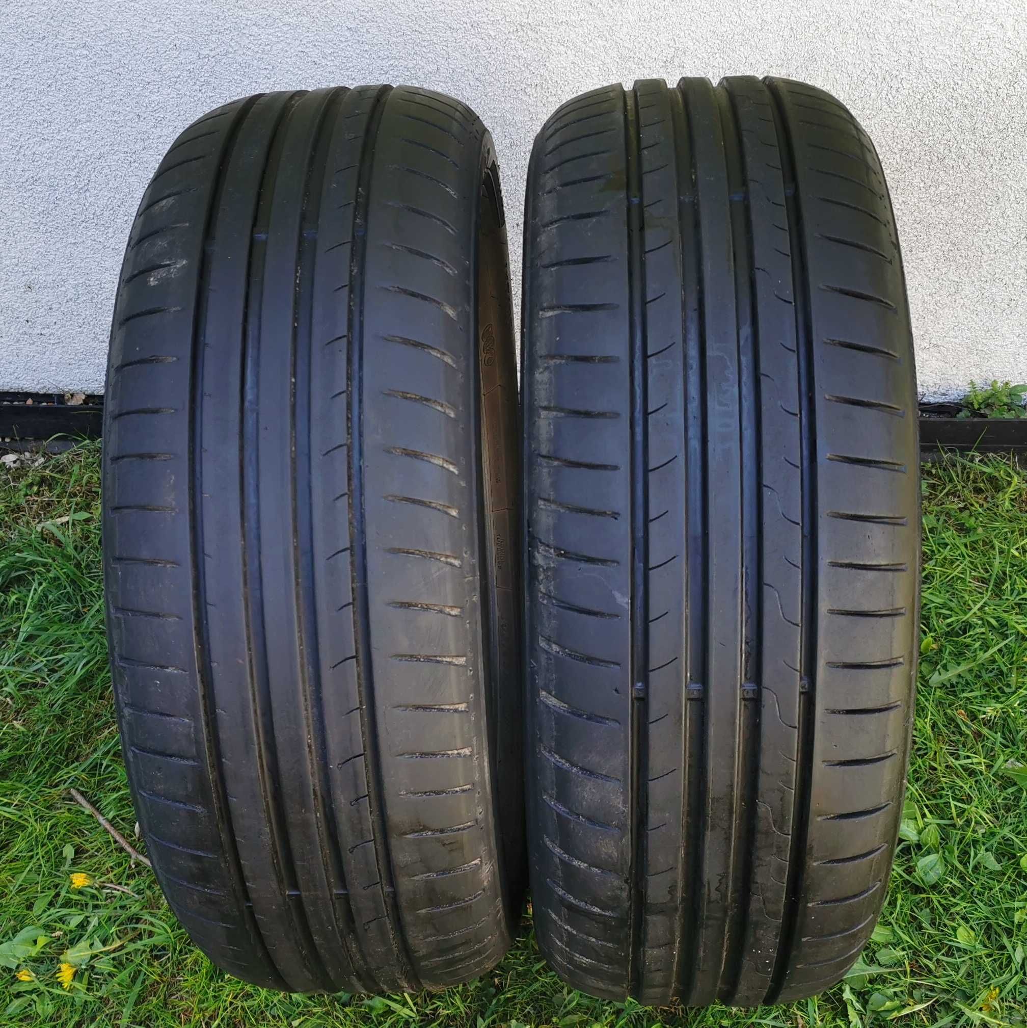 205/60r16 Dunlop SP Sport Bluresponse letnie 2 szt stan bdb prywatnie.