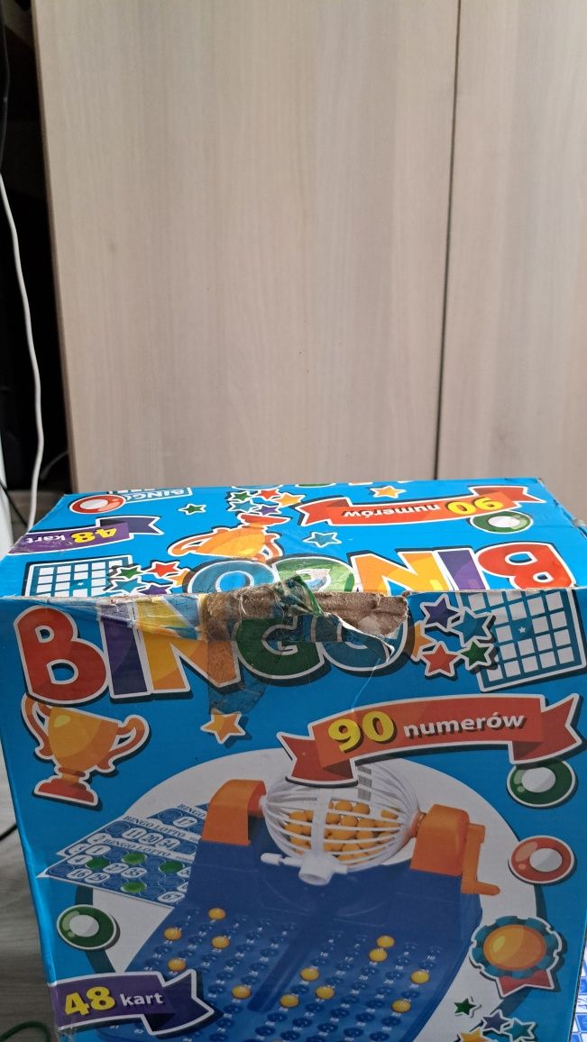 Gra Bingo Dromader 48 kart 90 numerów. Gra stołowa Bingo. Gra loteria