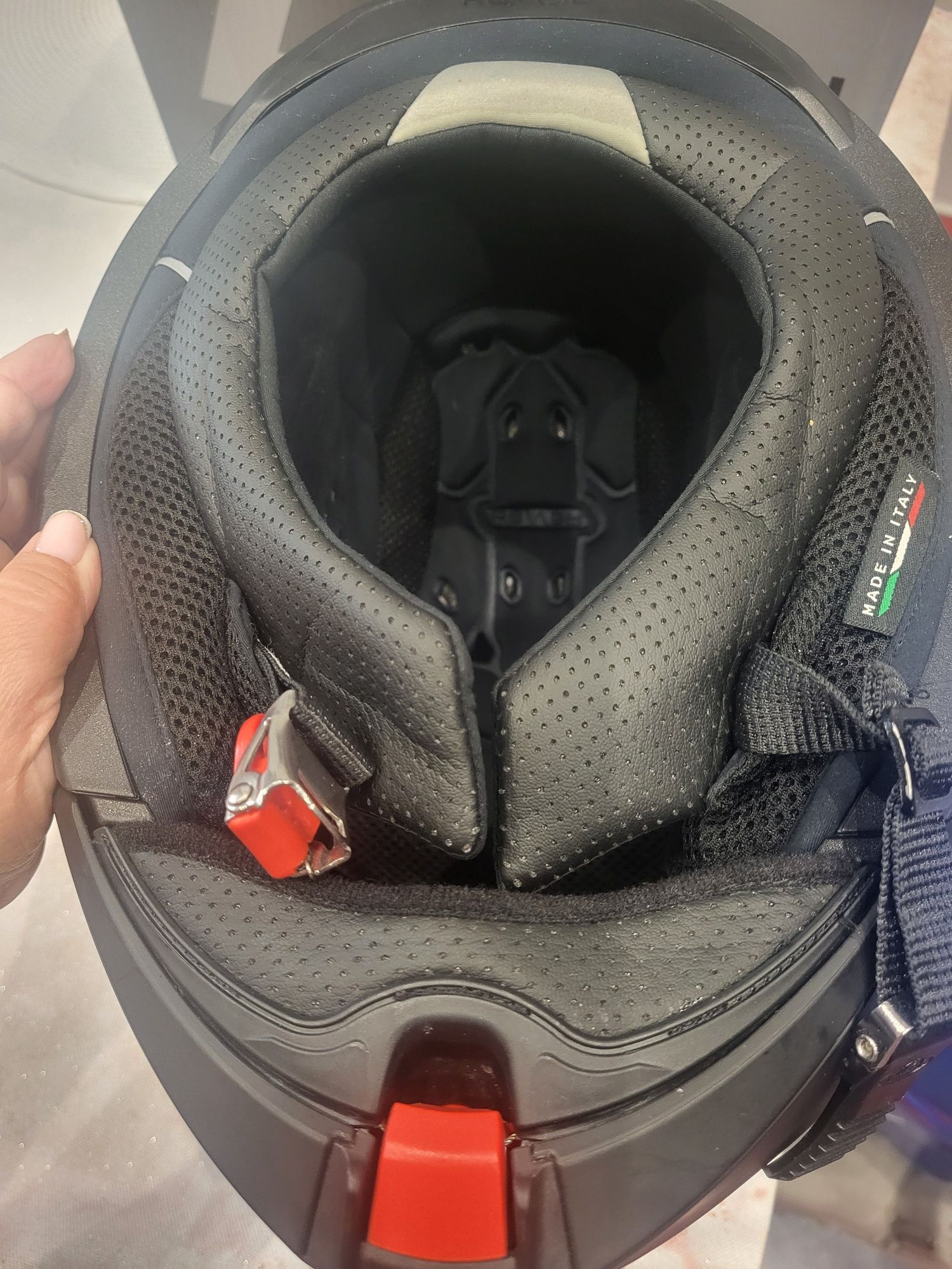 Kask szczękowy na motor Airoh roz 63 XXL