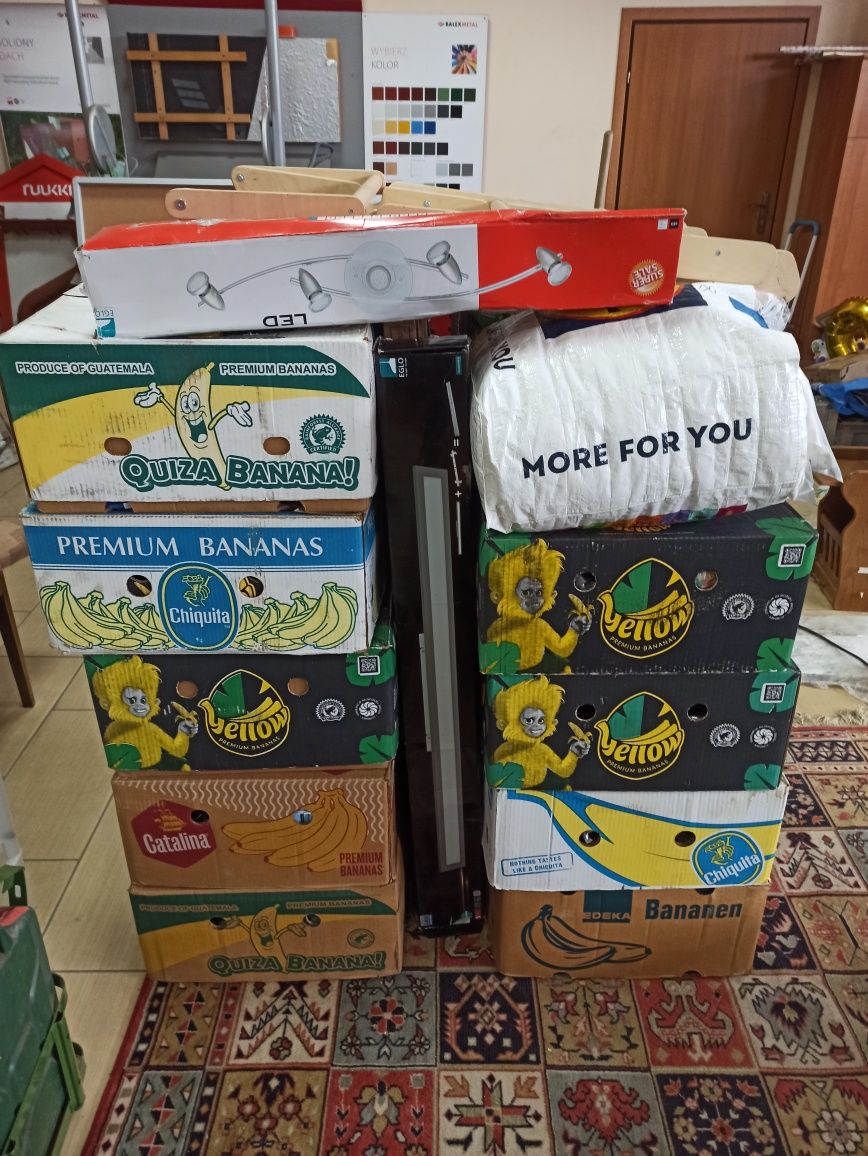 Palety amazon Niemcy kartony