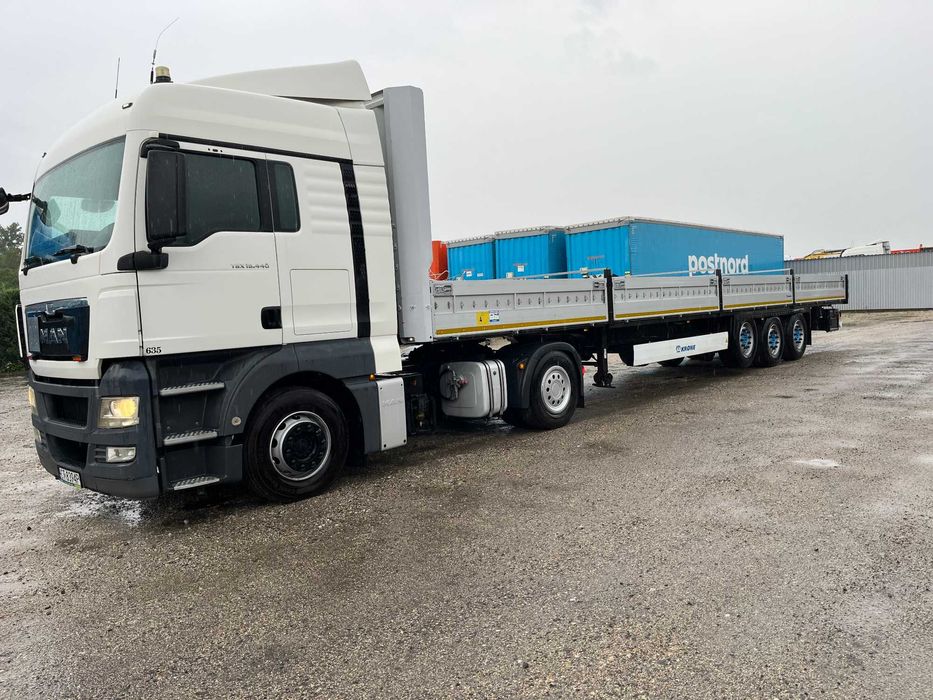 Wynajem naczepa burtowa 13,6* Wynajem naczepa budowlana