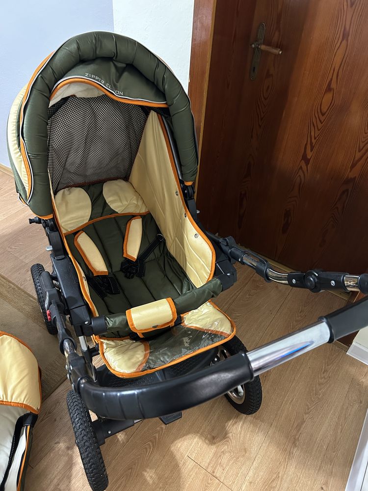 Wozek dzieciecy 2 w 1 lux sport zipper edition