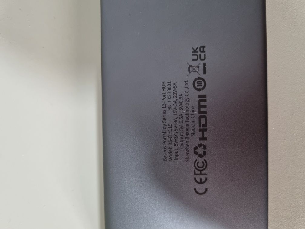 BASEUS PortalJoy hub adapter USB-C 13 w 1
