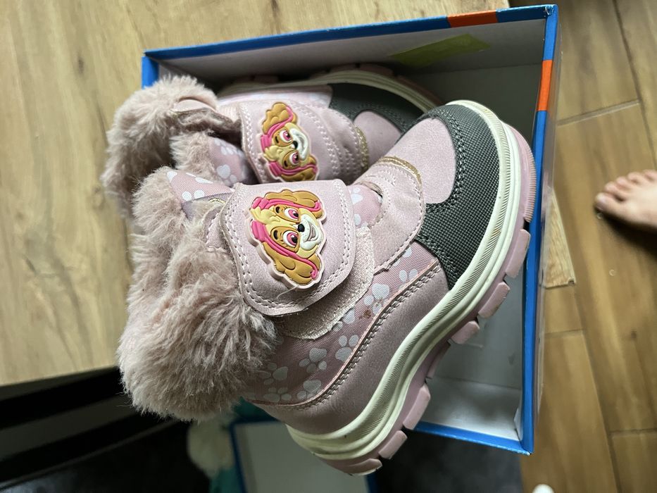 Buty zimowe dla dziewczynki 23