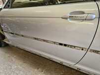 Bmw e46 coupe titansilber drzwi lewe