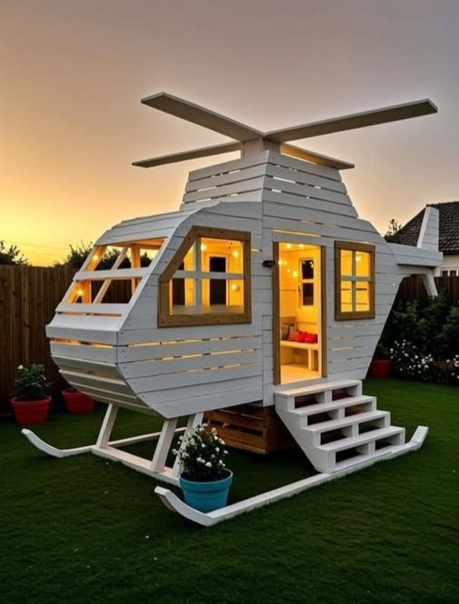 Domek drewniany/piaskownica/premium/120cm/helikopter/plac zabaw