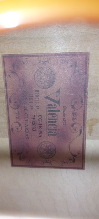Gitara klasyczna Valencia 1972