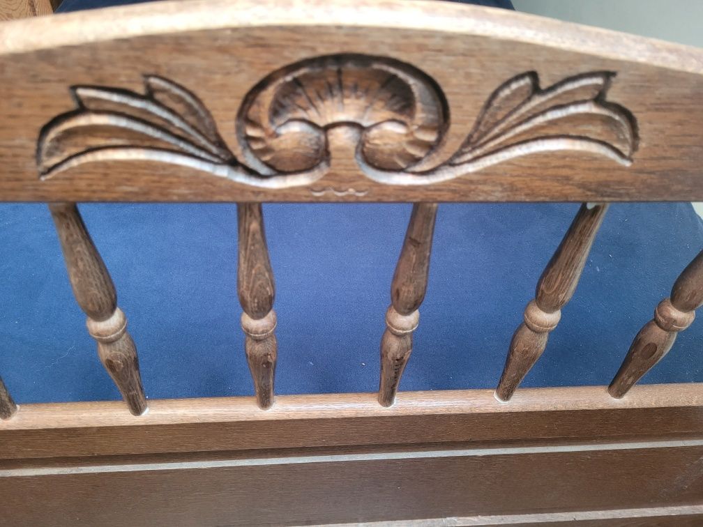 Dębowe łóżko 100x200 wraz  z materacem