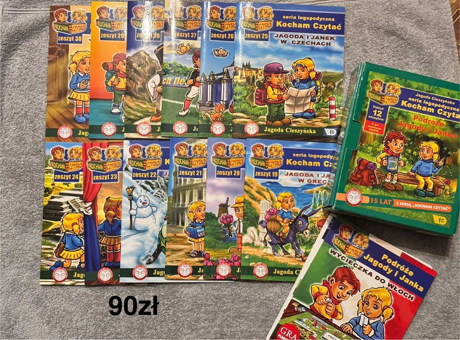 Kocham czytać. Podróże Jagody i Janka