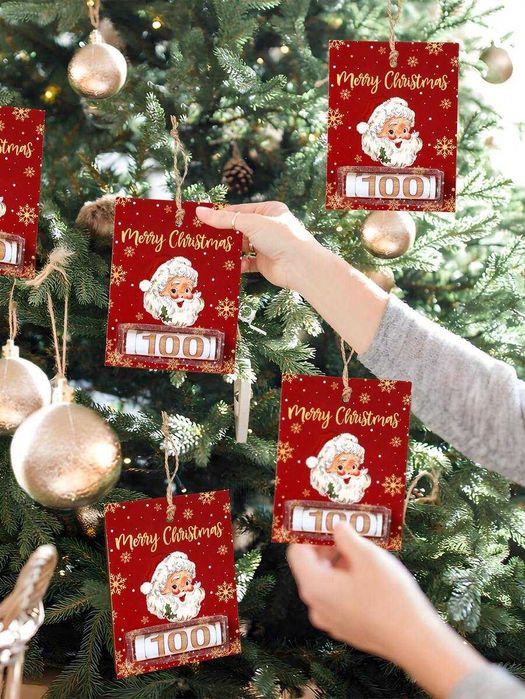 Świąteczna Karta prezentowa na pieniądze/bony