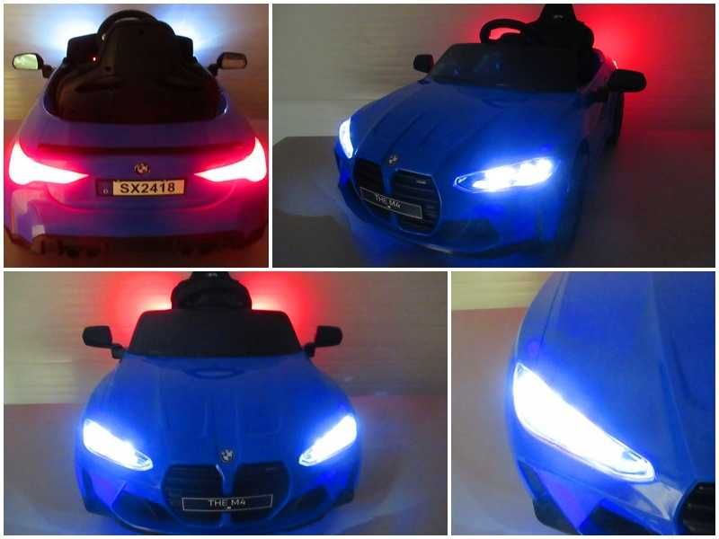 Auto na akumulator dla dziecka sterowane BMW M4 elektryczne - NA RATY